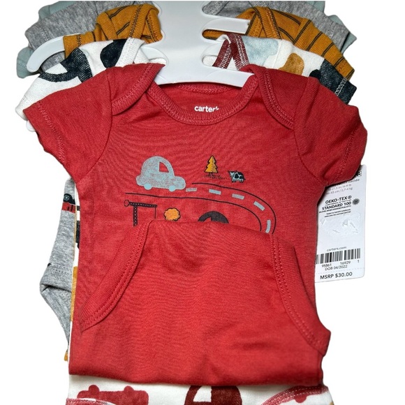 NEW* Carter’s Baby; Size Newborn; 4 Set Onesie - Picture 3 of 3